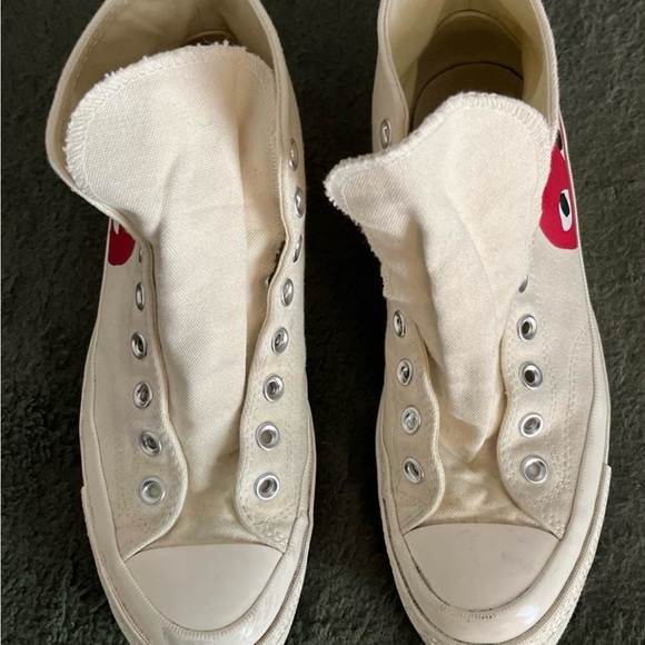 CDG Converse size 8 (worn) - Picture 3 of 3